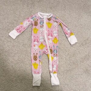 Little Sleepies Pink Pastel Parade Zippy